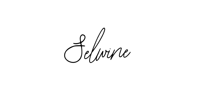 You should practise on your own different ways (Bearetta-2O07w) to write your name (Selwine) in signature. don't let someone else do it for you. Selwine signature style 12 images and pictures png