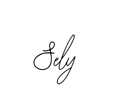 The best way (Bearetta-2O07w) to make a short signature is to pick only two or three words in your name. The name Sely include a total of six letters. For converting this name. Sely signature style 12 images and pictures png