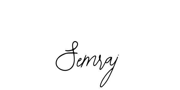 How to make Semraj signature? Bearetta-2O07w is a professional autograph style. Create handwritten signature for Semraj name. Semraj signature style 12 images and pictures png