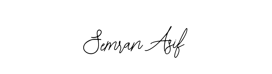 Create a beautiful signature design for name Semran Asif. With this signature (Bearetta-2O07w) fonts, you can make a handwritten signature for free. Semran Asif signature style 12 images and pictures png