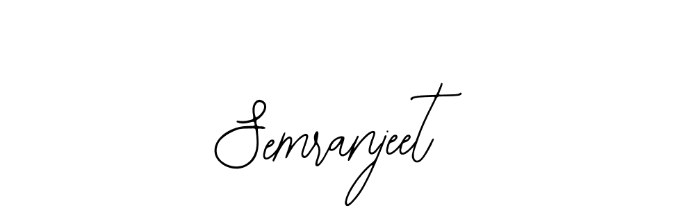 Semranjeet stylish signature style. Best Handwritten Sign (Bearetta-2O07w) for my name. Handwritten Signature Collection Ideas for my name Semranjeet. Semranjeet signature style 12 images and pictures png