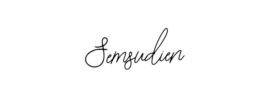 Similarly Bearetta-2O07w is the best handwritten signature design. Signature creator online .You can use it as an online autograph creator for name Semsudien. Semsudien signature style 12 images and pictures png