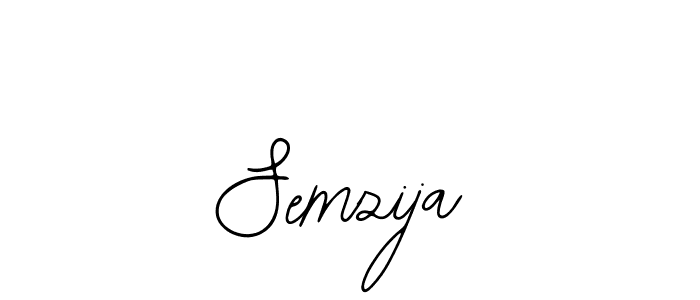 Use a signature maker to create a handwritten signature online. With this signature software, you can design (Bearetta-2O07w) your own signature for name Semzija. Semzija signature style 12 images and pictures png