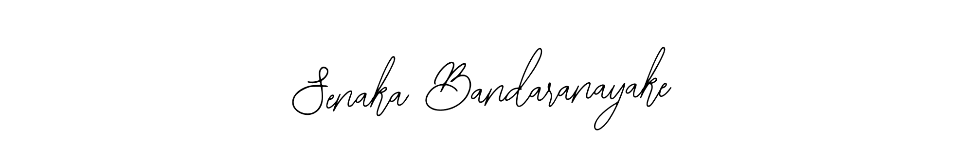 Design your own signature with our free online signature maker. With this signature software, you can create a handwritten (Bearetta-2O07w) signature for name Senaka Bandaranayake. Senaka Bandaranayake signature style 12 images and pictures png