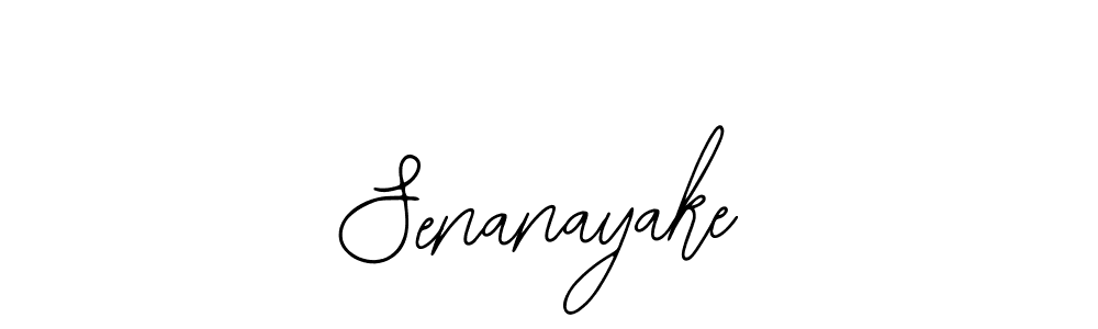 Design your own signature with our free online signature maker. With this signature software, you can create a handwritten (Bearetta-2O07w) signature for name Senanayake. Senanayake signature style 12 images and pictures png