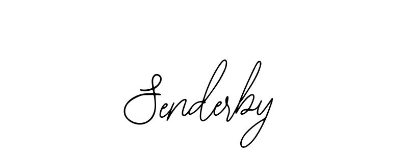 Use a signature maker to create a handwritten signature online. With this signature software, you can design (Bearetta-2O07w) your own signature for name Senderby. Senderby signature style 12 images and pictures png