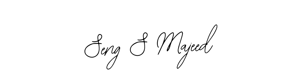 Similarly Bearetta-2O07w is the best handwritten signature design. Signature creator online .You can use it as an online autograph creator for name Seng S Majeed. Seng S Majeed signature style 12 images and pictures png