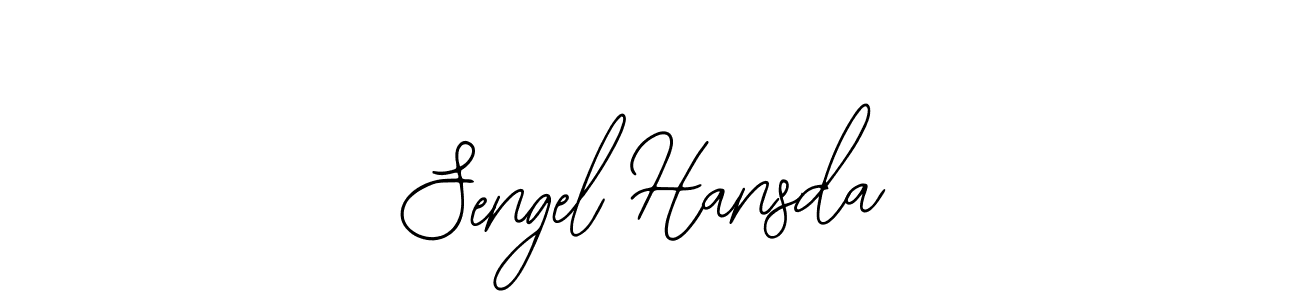 Use a signature maker to create a handwritten signature online. With this signature software, you can design (Bearetta-2O07w) your own signature for name Sengel Hansda. Sengel Hansda signature style 12 images and pictures png