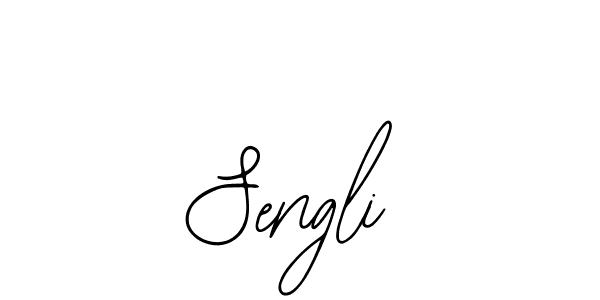 Use a signature maker to create a handwritten signature online. With this signature software, you can design (Bearetta-2O07w) your own signature for name Sengli. Sengli signature style 12 images and pictures png