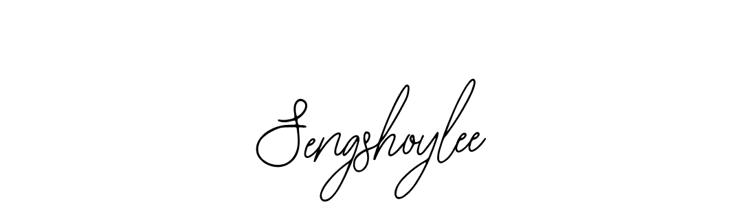 You should practise on your own different ways (Bearetta-2O07w) to write your name (Sengshoylee) in signature. don't let someone else do it for you. Sengshoylee signature style 12 images and pictures png