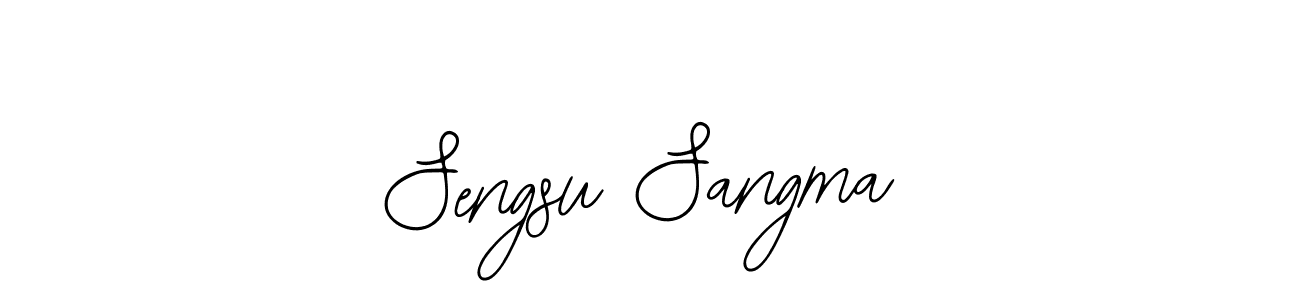 The best way (Bearetta-2O07w) to make a short signature is to pick only two or three words in your name. The name Sengsu Sangma include a total of six letters. For converting this name. Sengsu Sangma signature style 12 images and pictures png