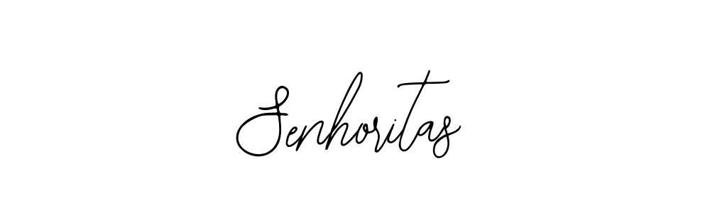 Design your own signature with our free online signature maker. With this signature software, you can create a handwritten (Bearetta-2O07w) signature for name Senhoritas. Senhoritas signature style 12 images and pictures png