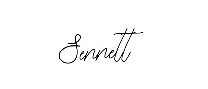 Sennett stylish signature style. Best Handwritten Sign (Bearetta-2O07w) for my name. Handwritten Signature Collection Ideas for my name Sennett. Sennett signature style 12 images and pictures png