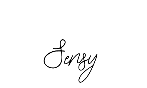 You should practise on your own different ways (Bearetta-2O07w) to write your name (Sensy) in signature. don't let someone else do it for you. Sensy signature style 12 images and pictures png