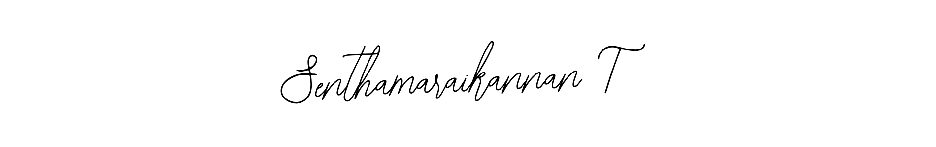 Also You can easily find your signature by using the search form. We will create Senthamaraikannan T name handwritten signature images for you free of cost using Bearetta-2O07w sign style. Senthamaraikannan T signature style 12 images and pictures png