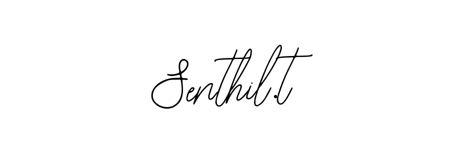 Make a beautiful signature design for name Senthil.t. Use this online signature maker to create a handwritten signature for free. Senthil.t signature style 12 images and pictures png