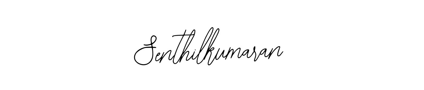 How to make Senthilkumaran name signature. Use Bearetta-2O07w style for creating short signs online. This is the latest handwritten sign. Senthilkumaran signature style 12 images and pictures png