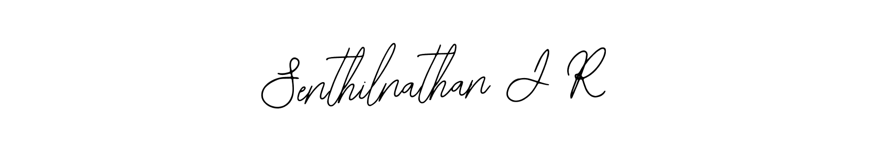 This is the best signature style for the Senthilnathan J R name. Also you like these signature font (Bearetta-2O07w). Mix name signature. Senthilnathan J R signature style 12 images and pictures png