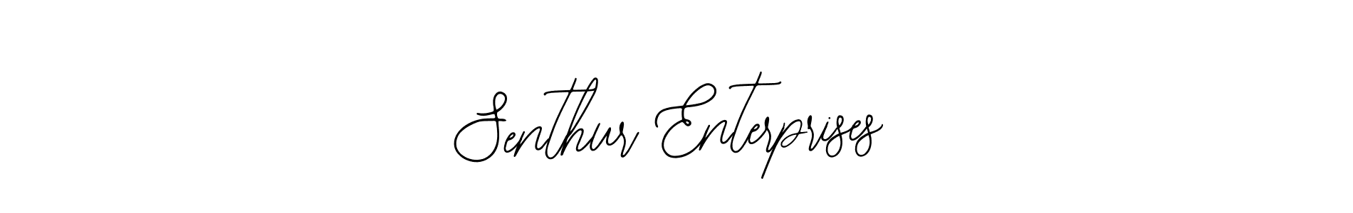 The best way (Bearetta-2O07w) to make a short signature is to pick only two or three words in your name. The name Senthur Enterprises include a total of six letters. For converting this name. Senthur Enterprises signature style 12 images and pictures png