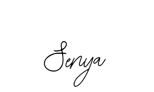 How to make Senya signature? Bearetta-2O07w is a professional autograph style. Create handwritten signature for Senya name. Senya signature style 12 images and pictures png