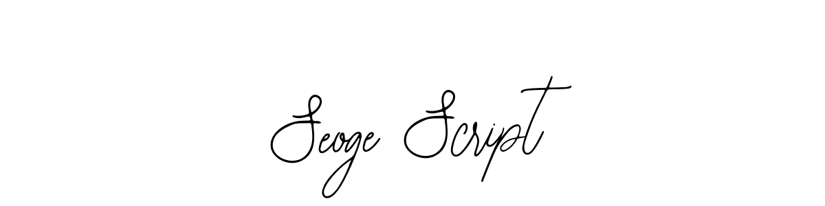 It looks lik you need a new signature style for name Seoge Script. Design unique handwritten (Bearetta-2O07w) signature with our free signature maker in just a few clicks. Seoge Script signature style 12 images and pictures png