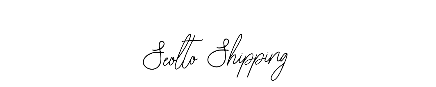The best way (Bearetta-2O07w) to make a short signature is to pick only two or three words in your name. The name Seolto Shipping include a total of six letters. For converting this name. Seolto Shipping signature style 12 images and pictures png