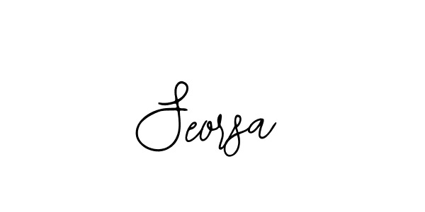 The best way (Bearetta-2O07w) to make a short signature is to pick only two or three words in your name. The name Seorsa include a total of six letters. For converting this name. Seorsa signature style 12 images and pictures png