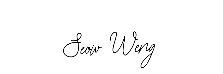 Make a beautiful signature design for name Seow Weng. With this signature (Bearetta-2O07w) style, you can create a handwritten signature for free. Seow Weng signature style 12 images and pictures png