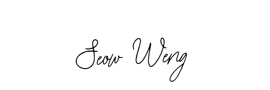 Also we have Seow Weng name is the best signature style. Create professional handwritten signature collection using Bearetta-2O07w autograph style. Seow Weng signature style 12 images and pictures png