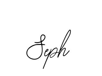 The best way (Bearetta-2O07w) to make a short signature is to pick only two or three words in your name. The name Seph include a total of six letters. For converting this name. Seph signature style 12 images and pictures png