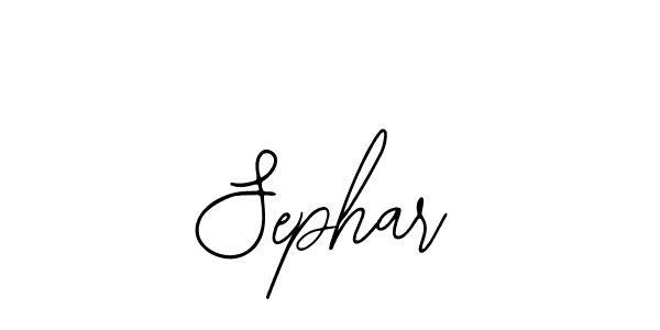 Design your own signature with our free online signature maker. With this signature software, you can create a handwritten (Bearetta-2O07w) signature for name Sephar. Sephar signature style 12 images and pictures png