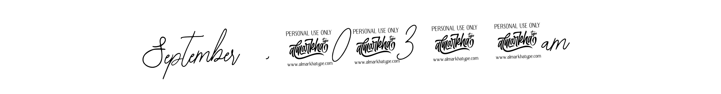 How to make September 8, 2023 @ 9am signature? Bearetta-2O07w is a professional autograph style. Create handwritten signature for September 8, 2023 @ 9am name. September 8, 2023 @ 9am signature style 12 images and pictures png