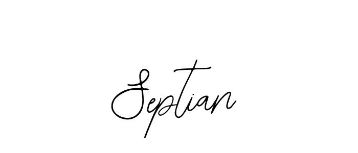 Use a signature maker to create a handwritten signature online. With this signature software, you can design (Bearetta-2O07w) your own signature for name Septian. Septian signature style 12 images and pictures png