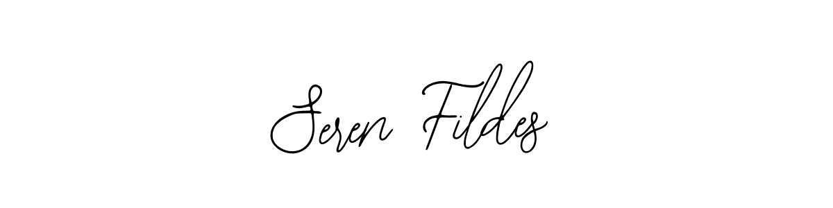 Similarly Bearetta-2O07w is the best handwritten signature design. Signature creator online .You can use it as an online autograph creator for name Seren Fildes. Seren Fildes signature style 12 images and pictures png