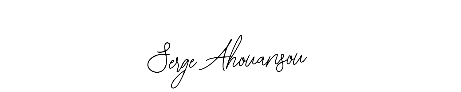 It looks lik you need a new signature style for name Serge Ahouansou. Design unique handwritten (Bearetta-2O07w) signature with our free signature maker in just a few clicks. Serge Ahouansou signature style 12 images and pictures png