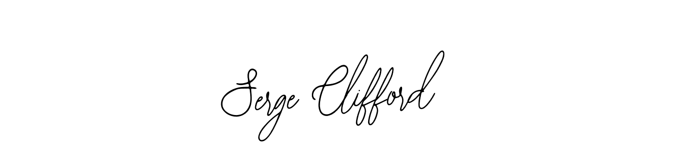 Design your own signature with our free online signature maker. With this signature software, you can create a handwritten (Bearetta-2O07w) signature for name Serge Clifford. Serge Clifford signature style 12 images and pictures png