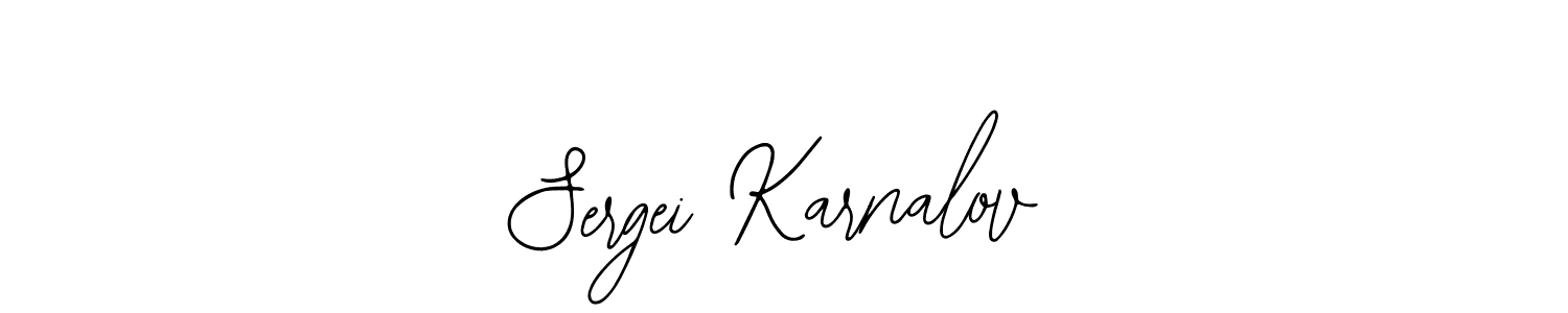 Sergei Karnalov stylish signature style. Best Handwritten Sign (Bearetta-2O07w) for my name. Handwritten Signature Collection Ideas for my name Sergei Karnalov. Sergei Karnalov signature style 12 images and pictures png