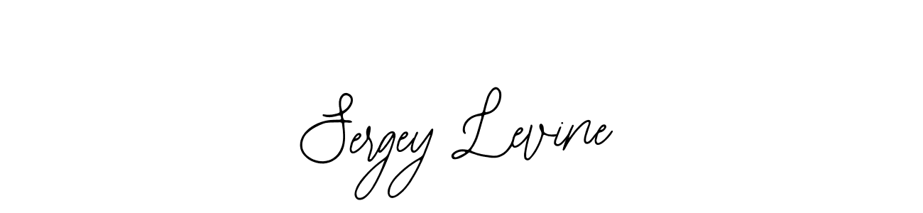 How to make Sergey Levine name signature. Use Bearetta-2O07w style for creating short signs online. This is the latest handwritten sign. Sergey Levine signature style 12 images and pictures png