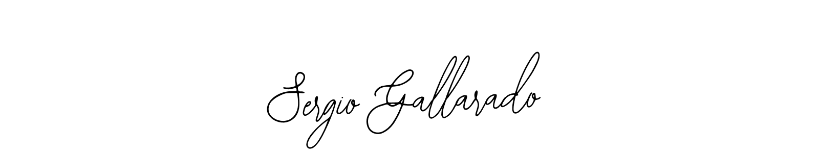 How to make Sergio Gallarado signature? Bearetta-2O07w is a professional autograph style. Create handwritten signature for Sergio Gallarado name. Sergio Gallarado signature style 12 images and pictures png