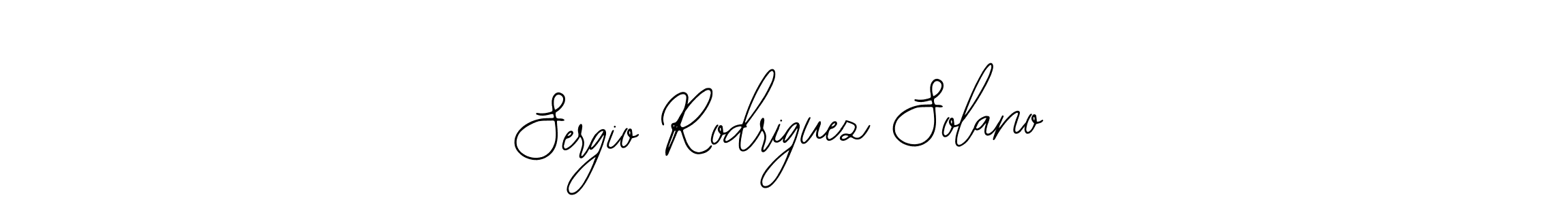 Use a signature maker to create a handwritten signature online. With this signature software, you can design (Bearetta-2O07w) your own signature for name Sergio Rodriguez Solano. Sergio Rodriguez Solano signature style 12 images and pictures png