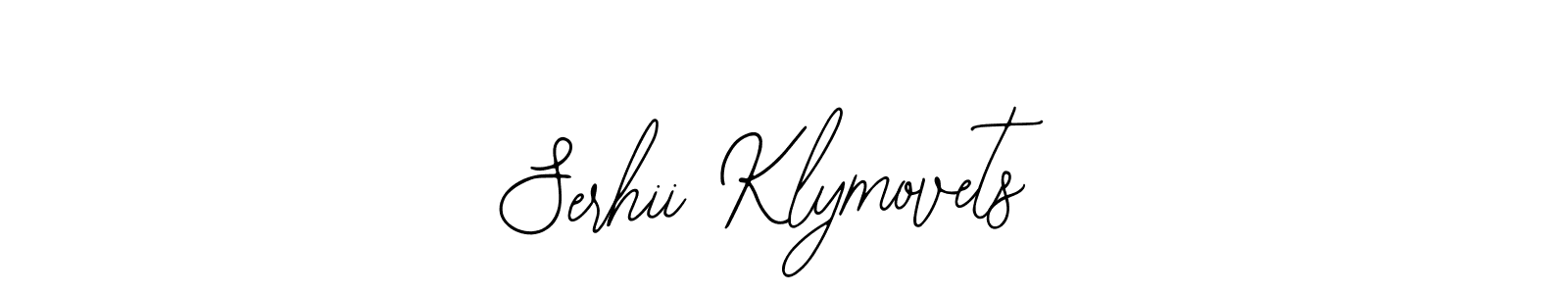 You can use this online signature creator to create a handwritten signature for the name Serhii Klymovets. This is the best online autograph maker. Serhii Klymovets signature style 12 images and pictures png