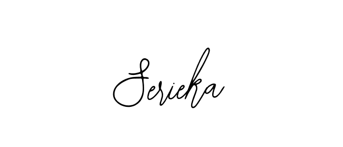 Make a beautiful signature design for name Serieka. With this signature (Bearetta-2O07w) style, you can create a handwritten signature for free. Serieka signature style 12 images and pictures png