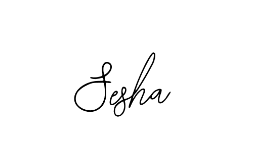 Use a signature maker to create a handwritten signature online. With this signature software, you can design (Bearetta-2O07w) your own signature for name Sesha. Sesha signature style 12 images and pictures png