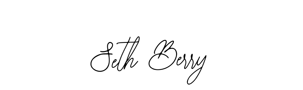 Use a signature maker to create a handwritten signature online. With this signature software, you can design (Bearetta-2O07w) your own signature for name Seth Berry. Seth Berry signature style 12 images and pictures png