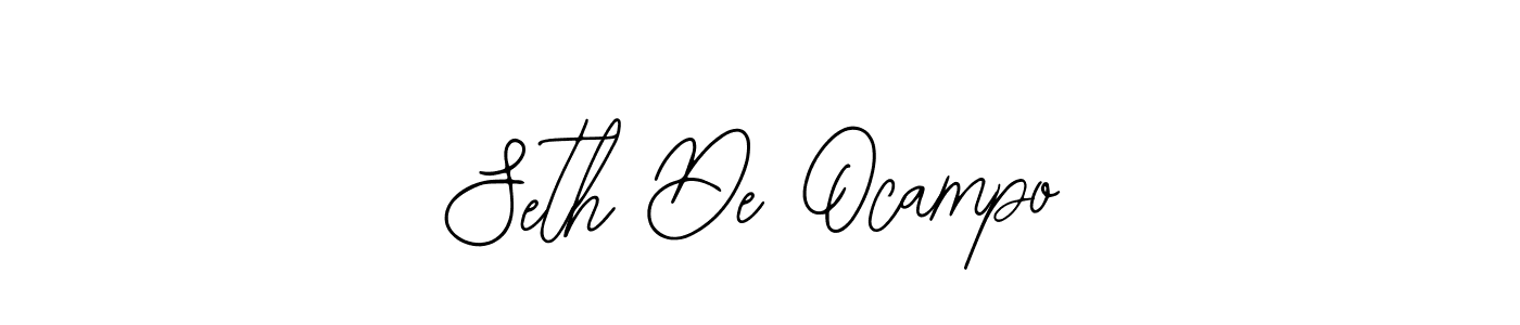 Make a beautiful signature design for name Seth De Ocampo. Use this online signature maker to create a handwritten signature for free. Seth De Ocampo signature style 12 images and pictures png