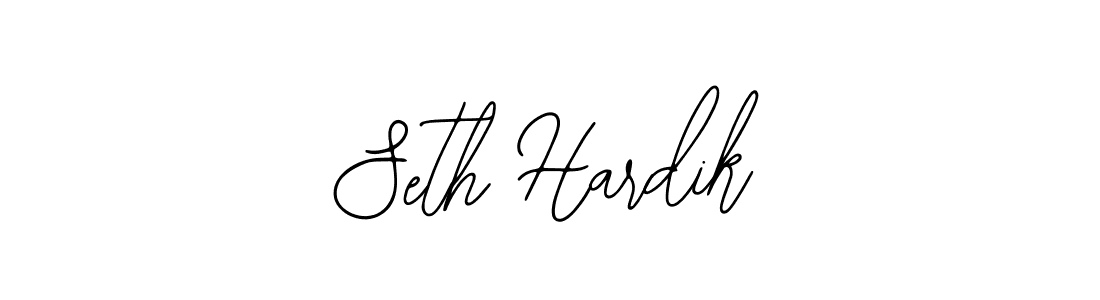 Create a beautiful signature design for name Seth Hardik. With this signature (Bearetta-2O07w) fonts, you can make a handwritten signature for free. Seth Hardik signature style 12 images and pictures png