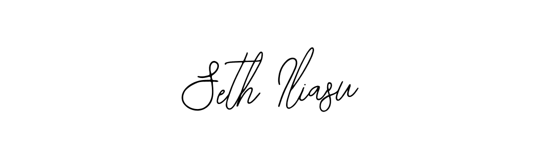 How to make Seth Iliasu signature? Bearetta-2O07w is a professional autograph style. Create handwritten signature for Seth Iliasu name. Seth Iliasu signature style 12 images and pictures png