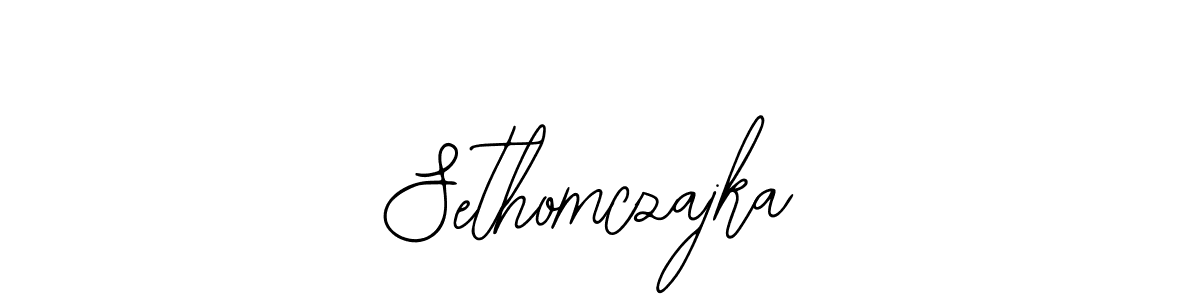 Create a beautiful signature design for name Sethomczajka. With this signature (Bearetta-2O07w) fonts, you can make a handwritten signature for free. Sethomczajka signature style 12 images and pictures png