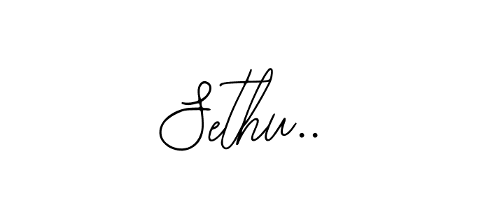 Also we have Sethu.. name is the best signature style. Create professional handwritten signature collection using Bearetta-2O07w autograph style. Sethu.. signature style 12 images and pictures png
