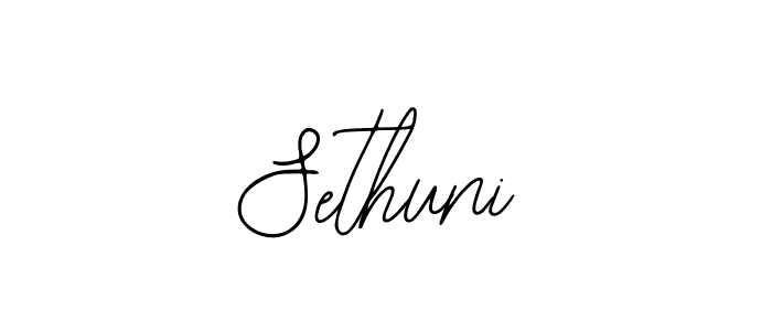 Make a beautiful signature design for name Sethuni. With this signature (Bearetta-2O07w) style, you can create a handwritten signature for free. Sethuni signature style 12 images and pictures png